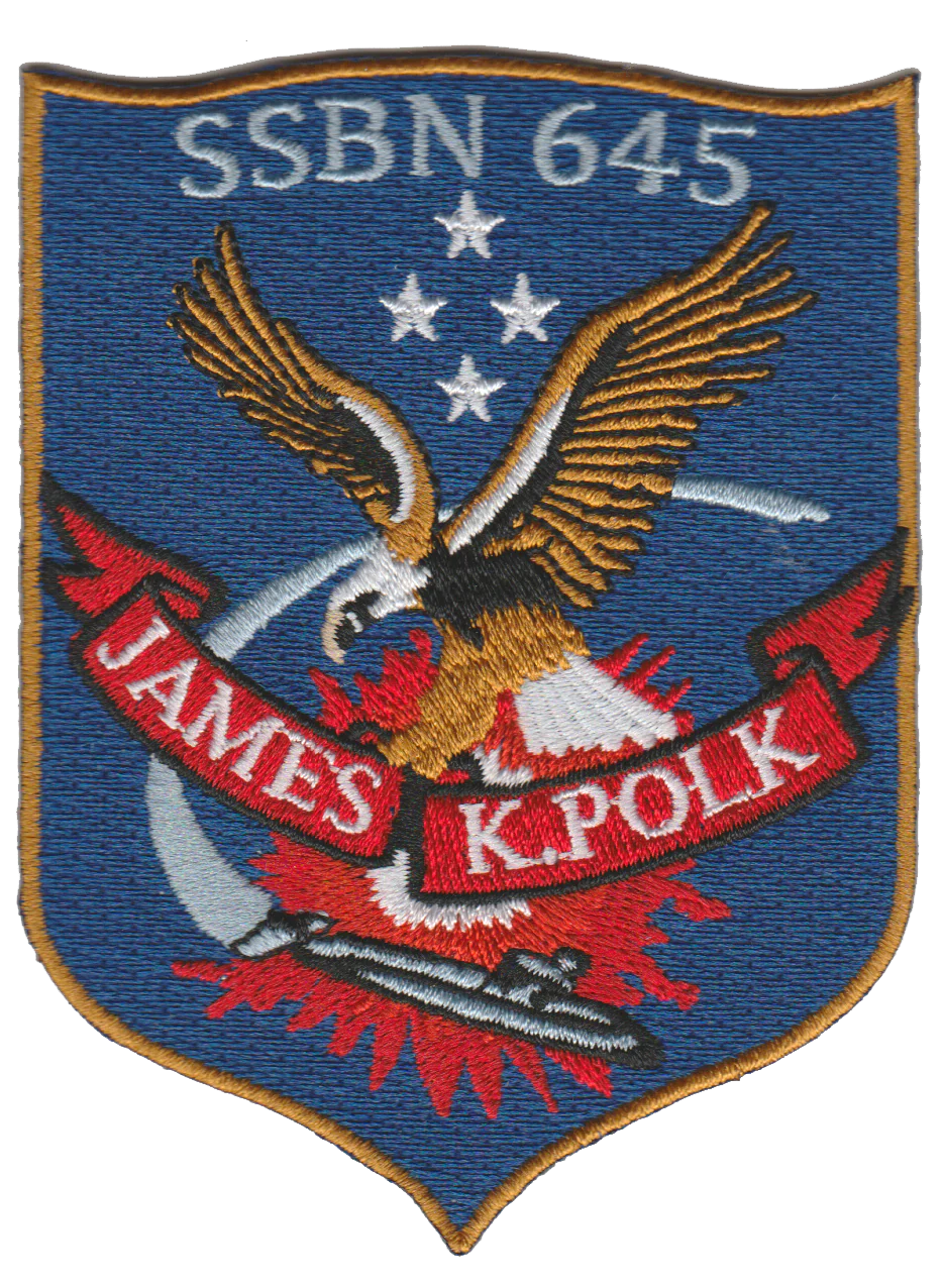 USS James K Polk SSBN-645 Patch