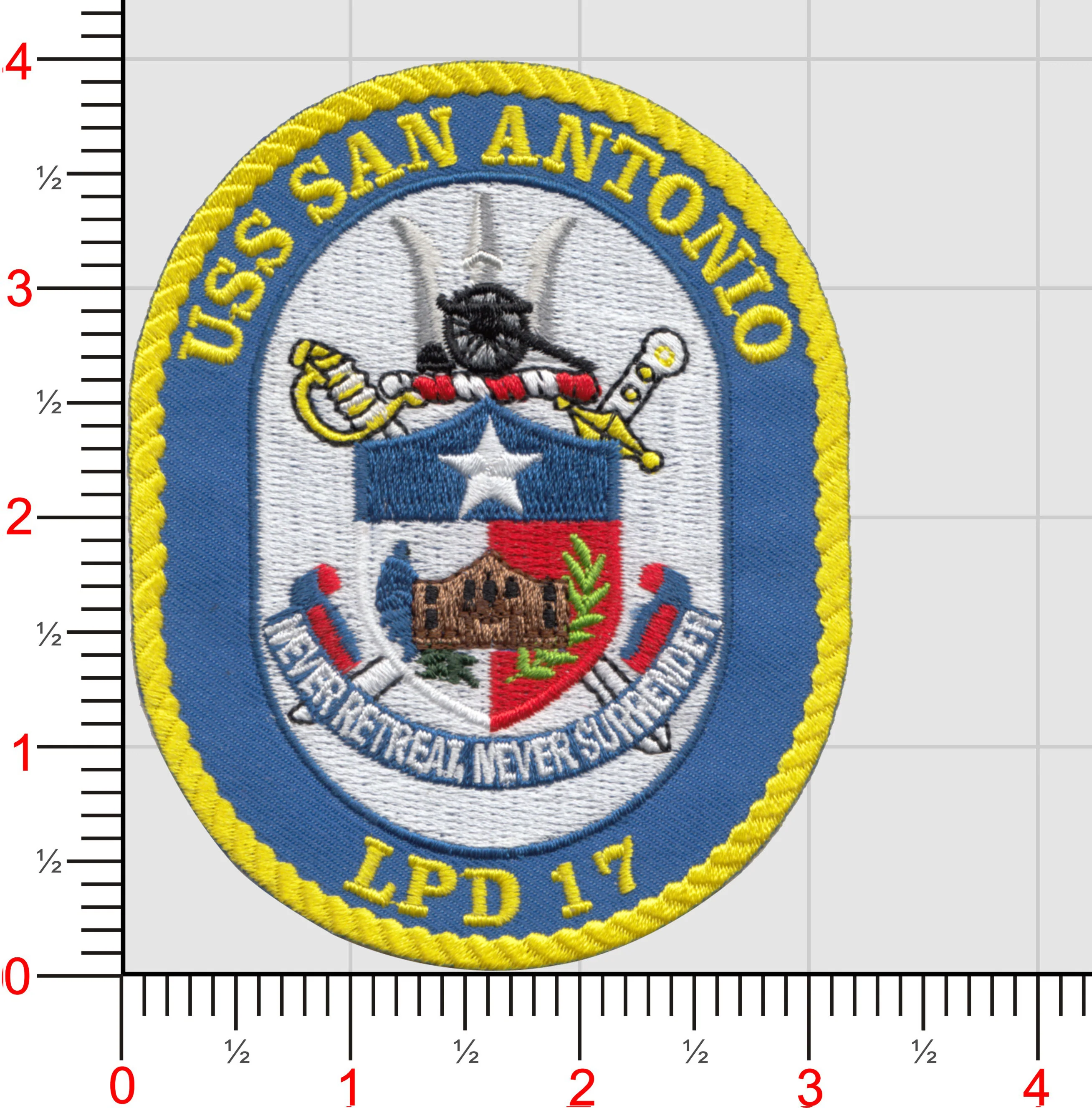 USS San Antonio LPD-17 Patch
