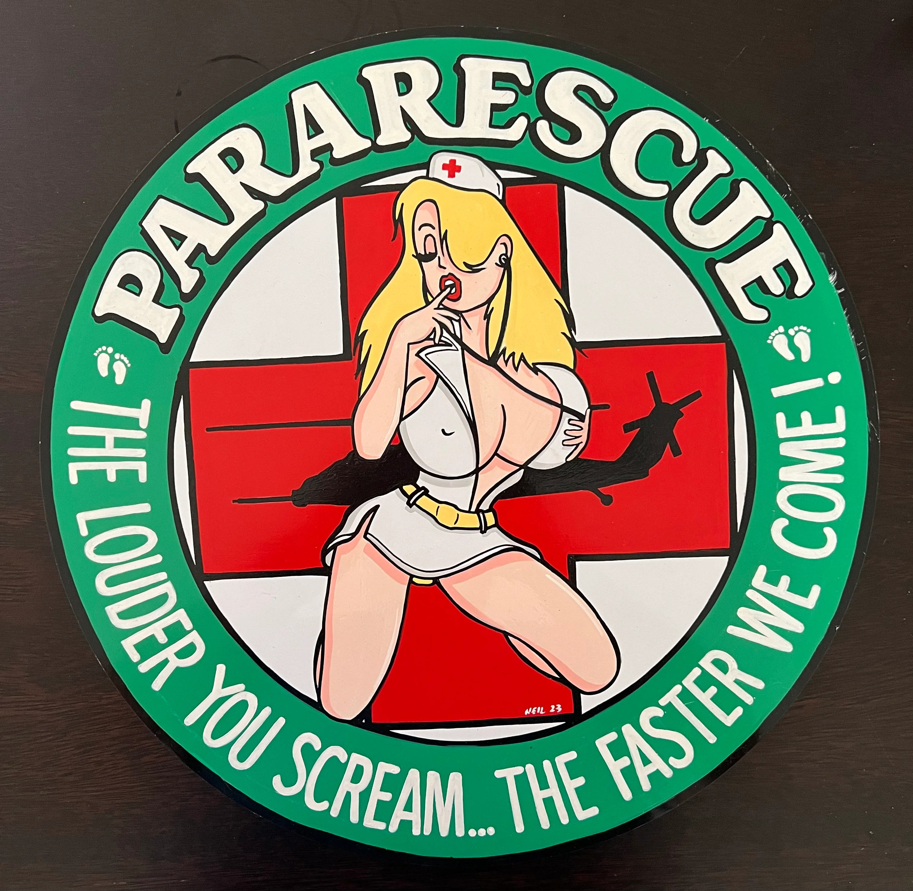 Hand Painted Metal Signs by Phantom Graphics