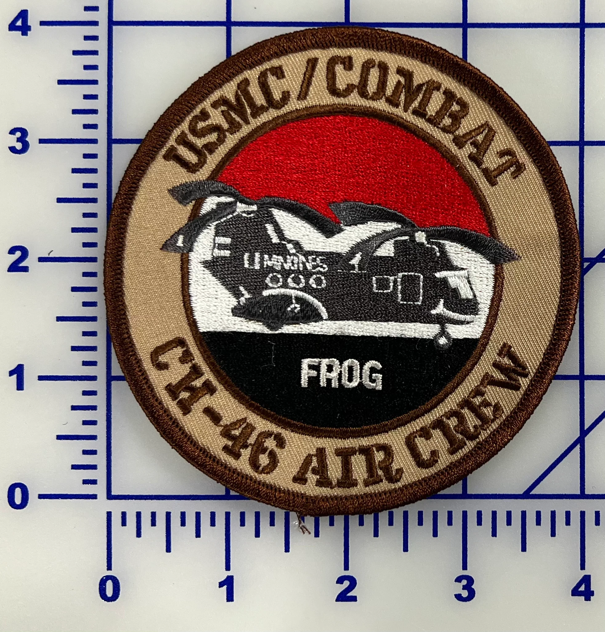 CH-46 Phrog Air Crew Iraq Patch