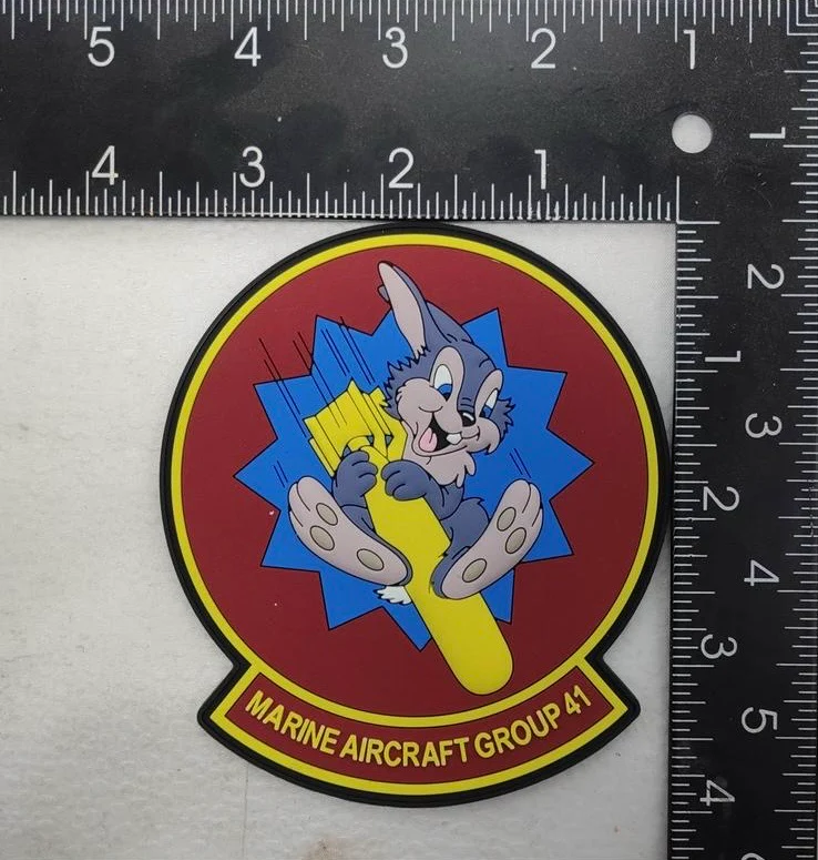 Officially Licensed USMC MAG-41 Bunny PVC Patch