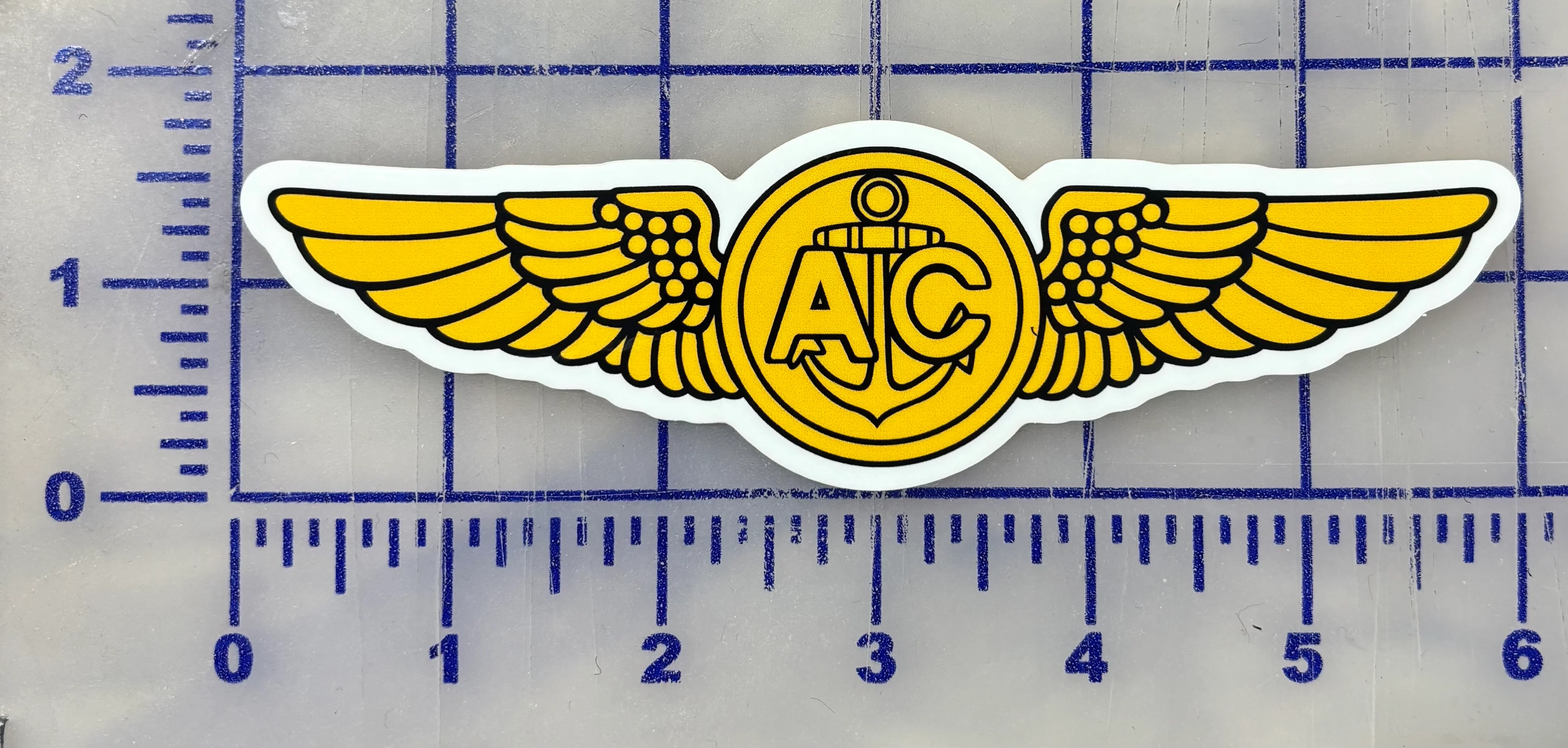 Navy/USMC Aircrew Wings Sticker