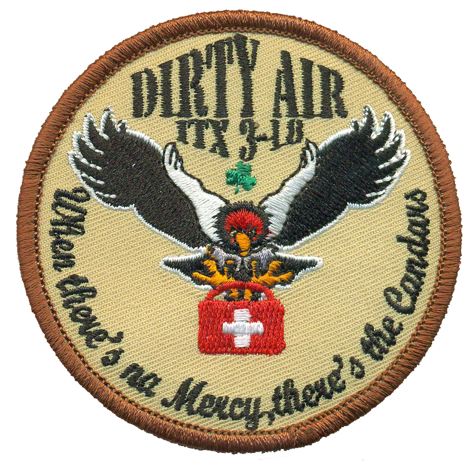Official HMH-464 Dirty Air ITX 3-18 Desert Tan Patch