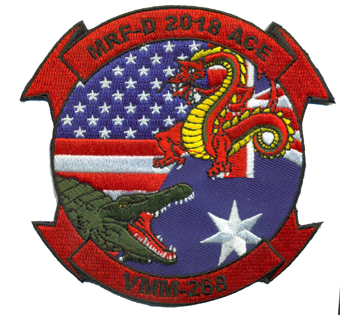 Official VMM-268 MRF-D ACE- Australian Patch