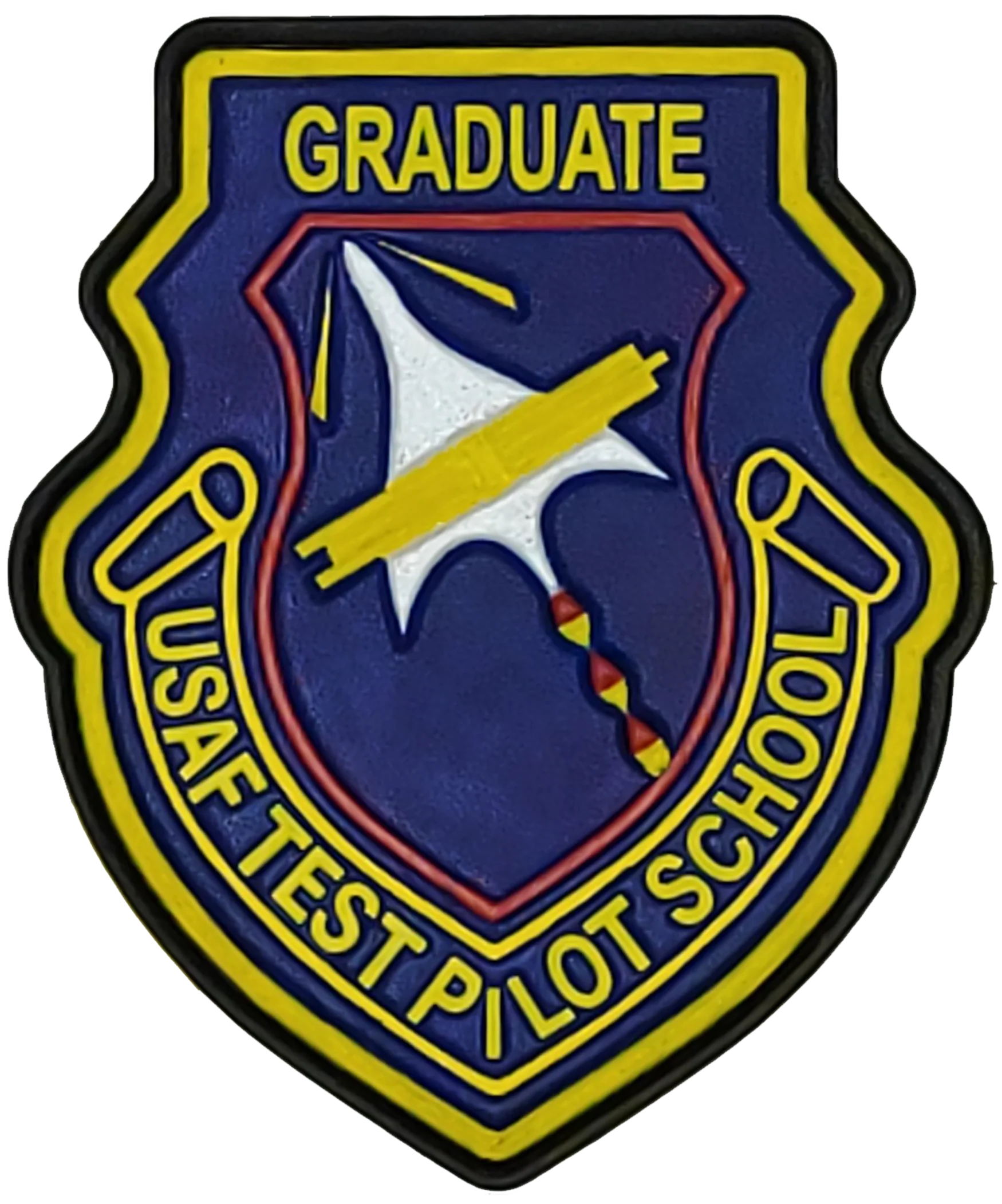 USAF Test Pilot Leather Patch