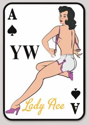 Official HMM/VMM-165 Lady Ace Sticker