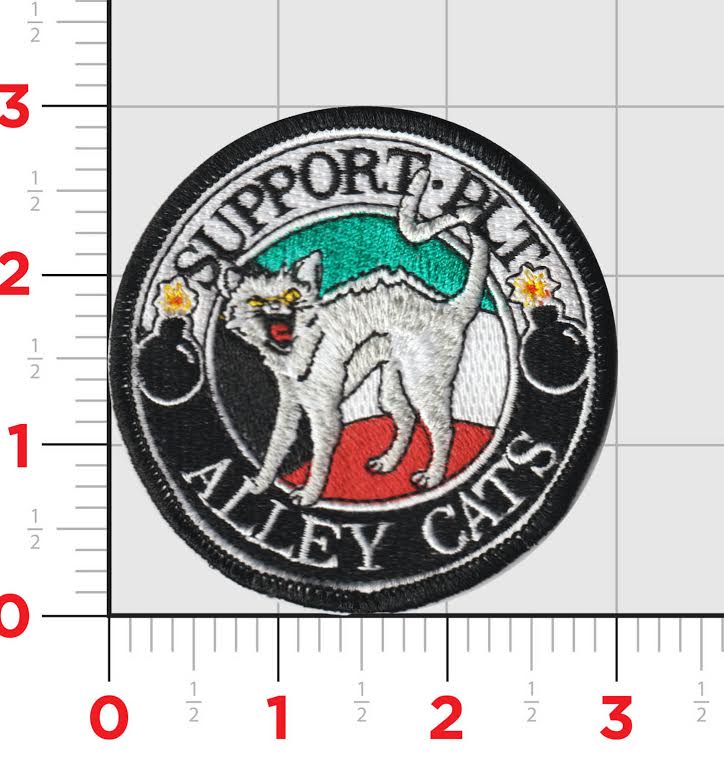 Official MWSS-371 Alley Cats Support Platoon Patch