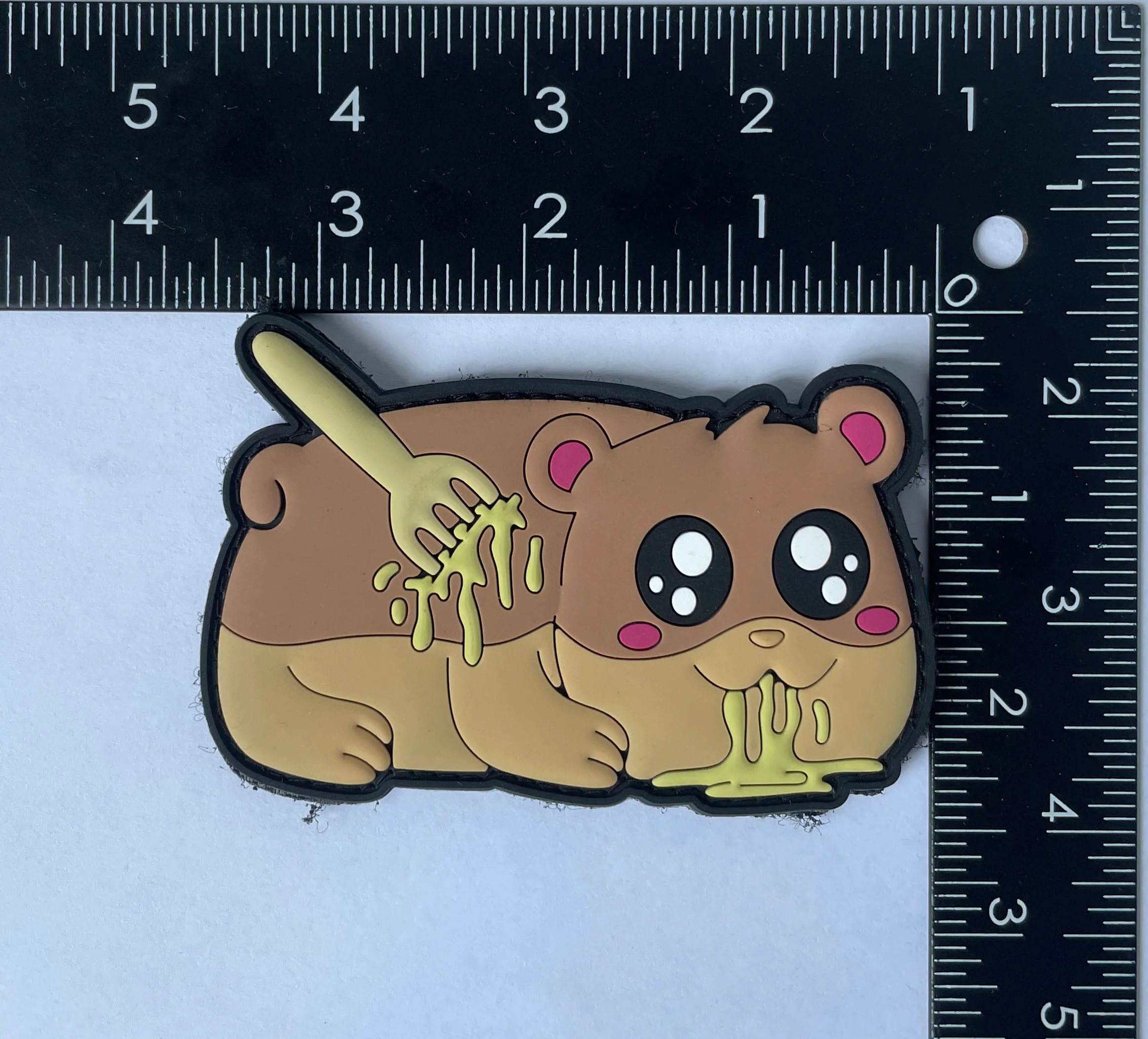 Hamster aka Chicken Cordon Bleu PVC Patch