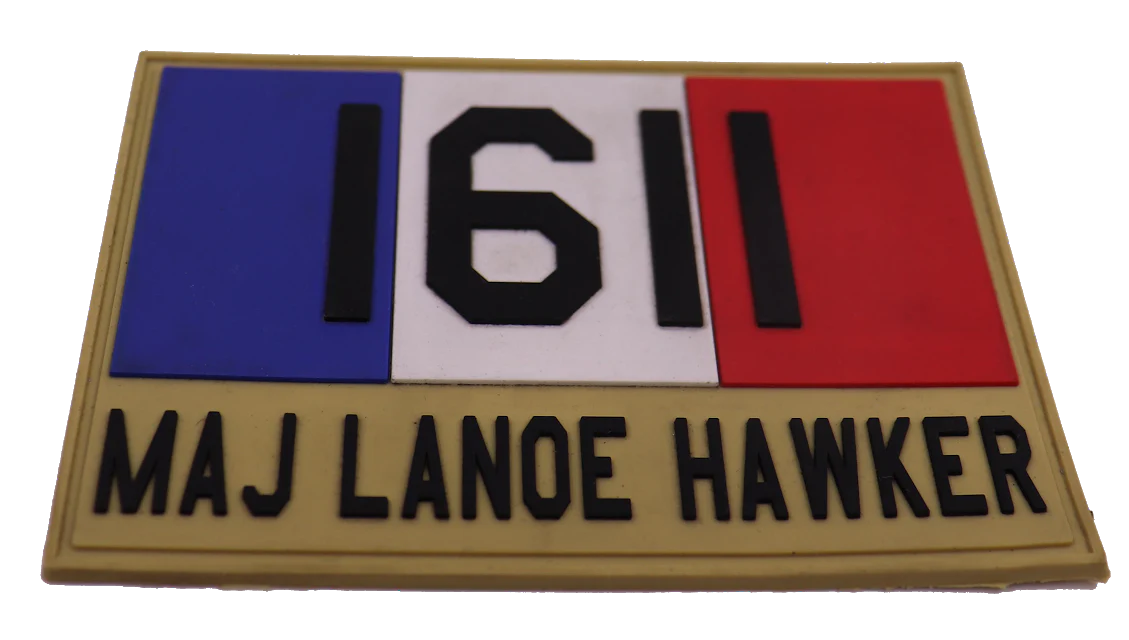 WWI Maj Lanoe Hawker French Ace PVC Patch