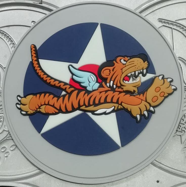 US Army Air Corps WWII Flying Tigers Patches