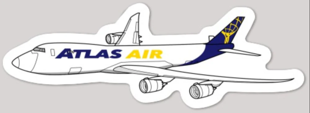 Boeing 747 Sticker