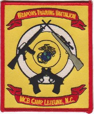 Officially Licensed Camp Lejeune Weapons Training Battalion Patch