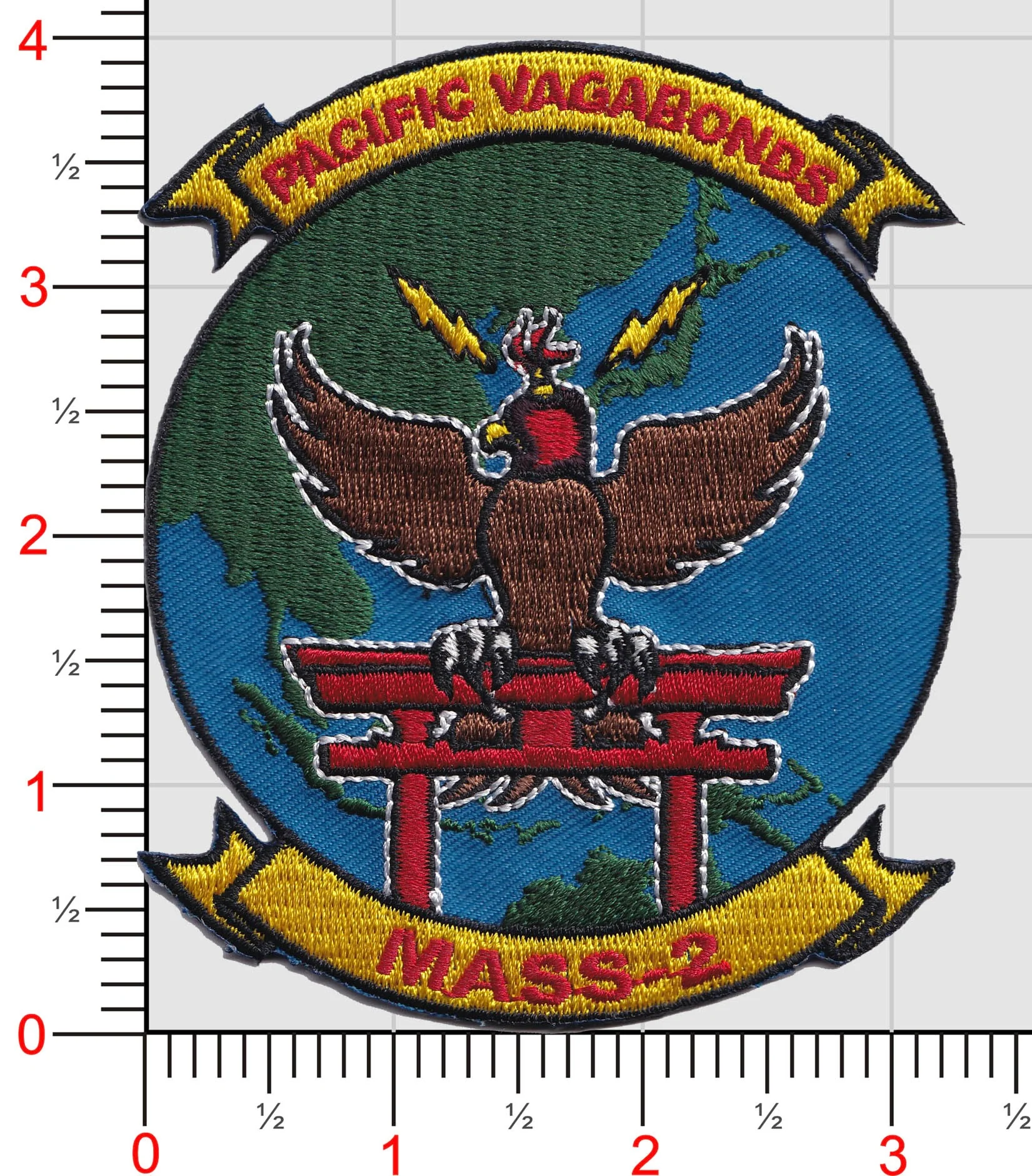 Officially Licensed MASS-2 Pacific Vagabonds 2019 Patch