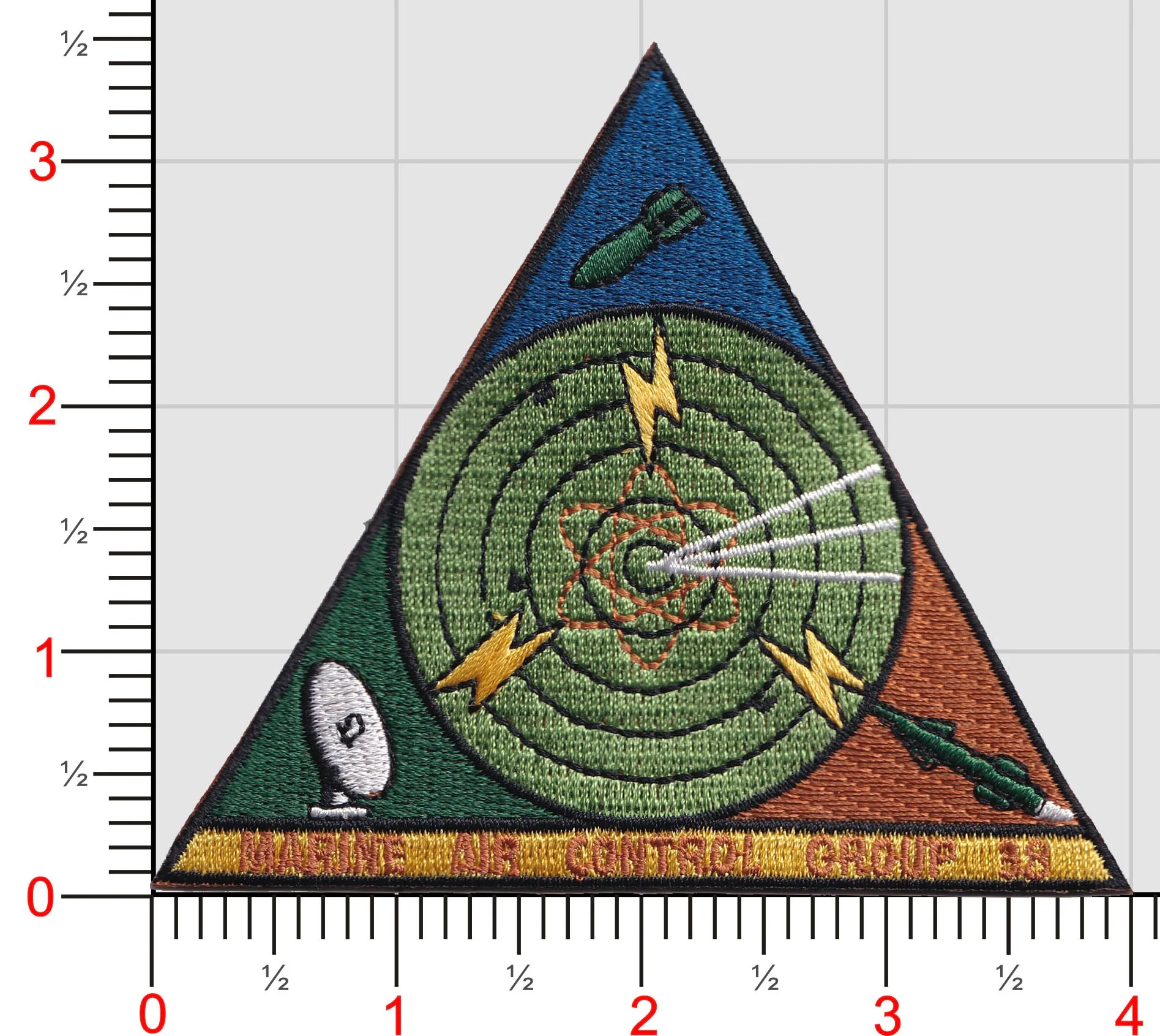 Officially Licensed Marine Air Control Group MACG-38 Patch