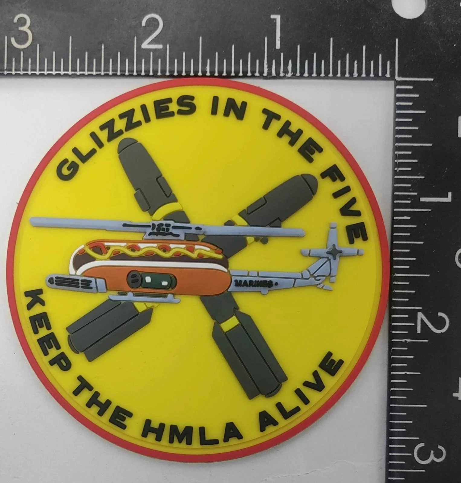 Official HMLA Glizzies PVC Patch