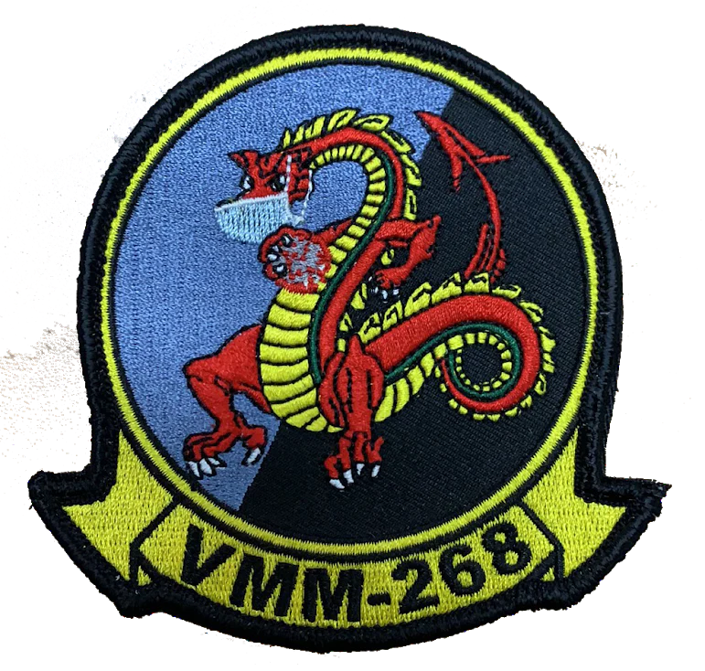 Official VMM-268 Red Dragons COVID-19 Patch