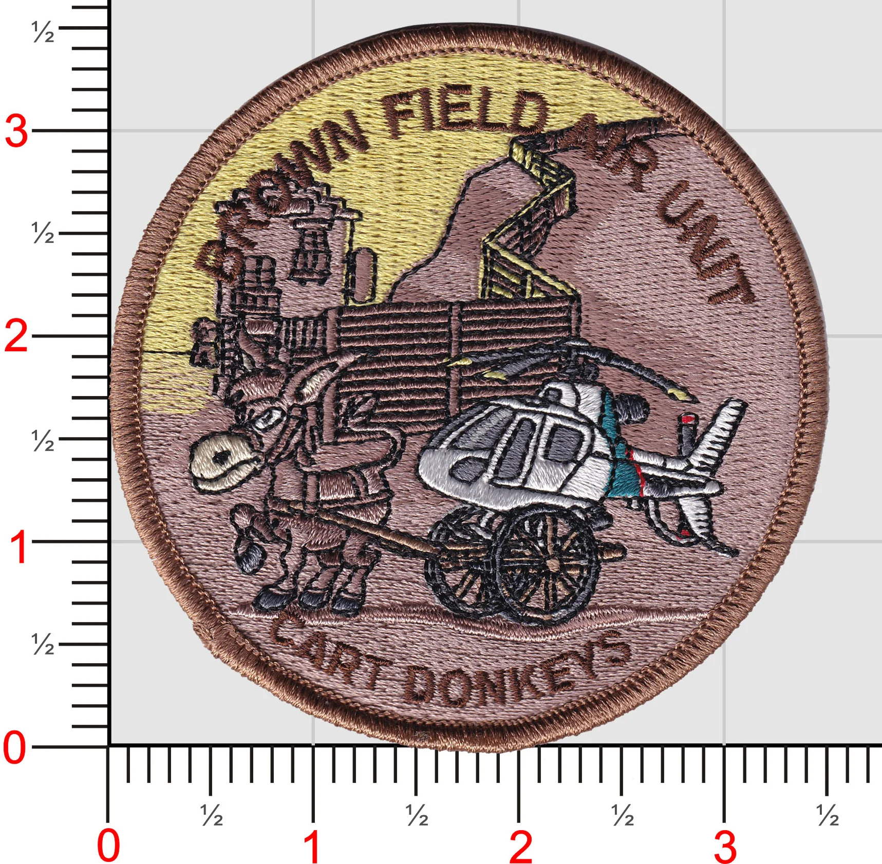 US Customs & Border Protection- Brown Field Air Unit- With Hook and Loop