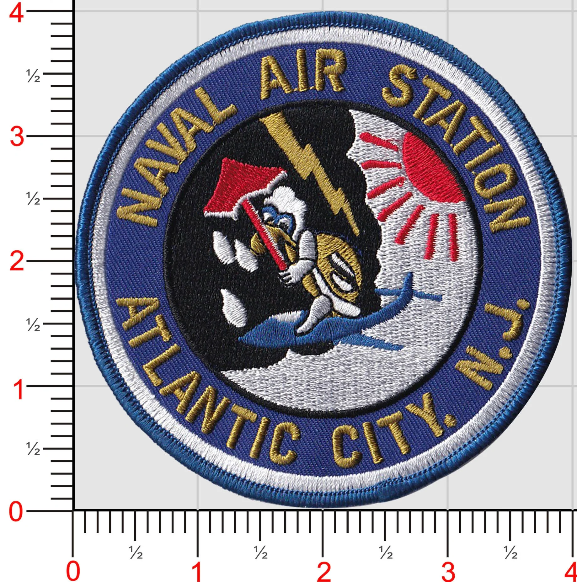 Officially Licensed US Navy NAS Atlantic City Patch
