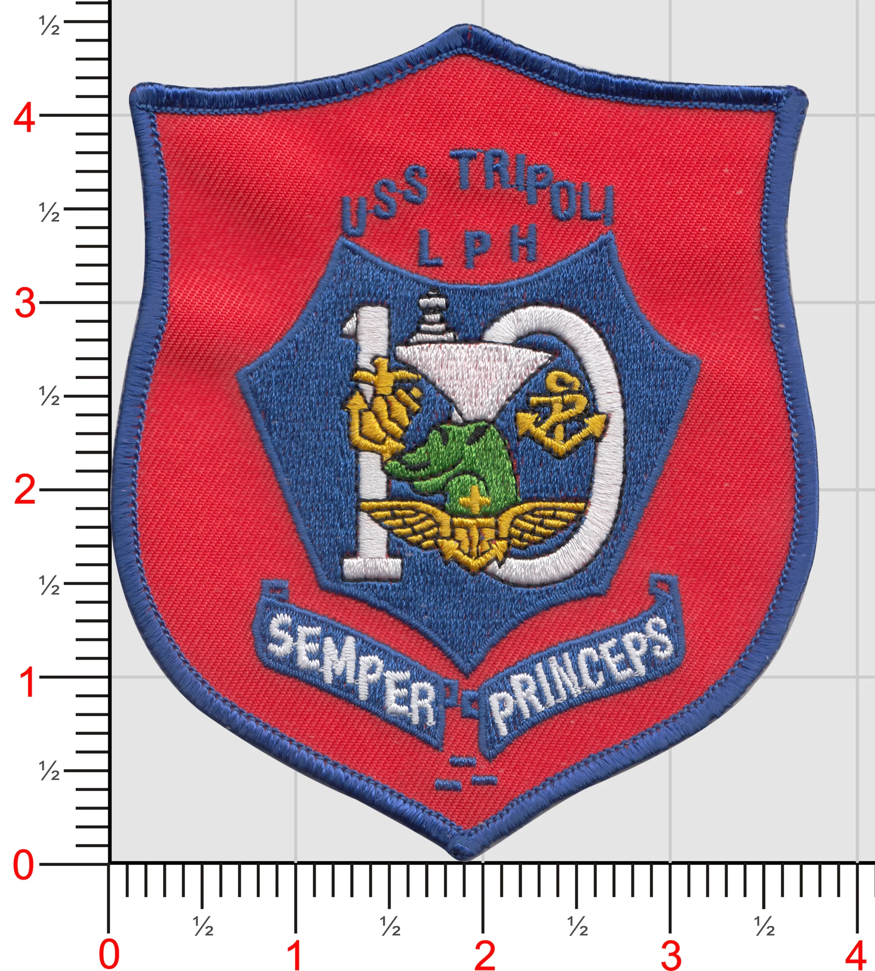 Officially Licensed Navy USS Tripoli LPH-10 Patch