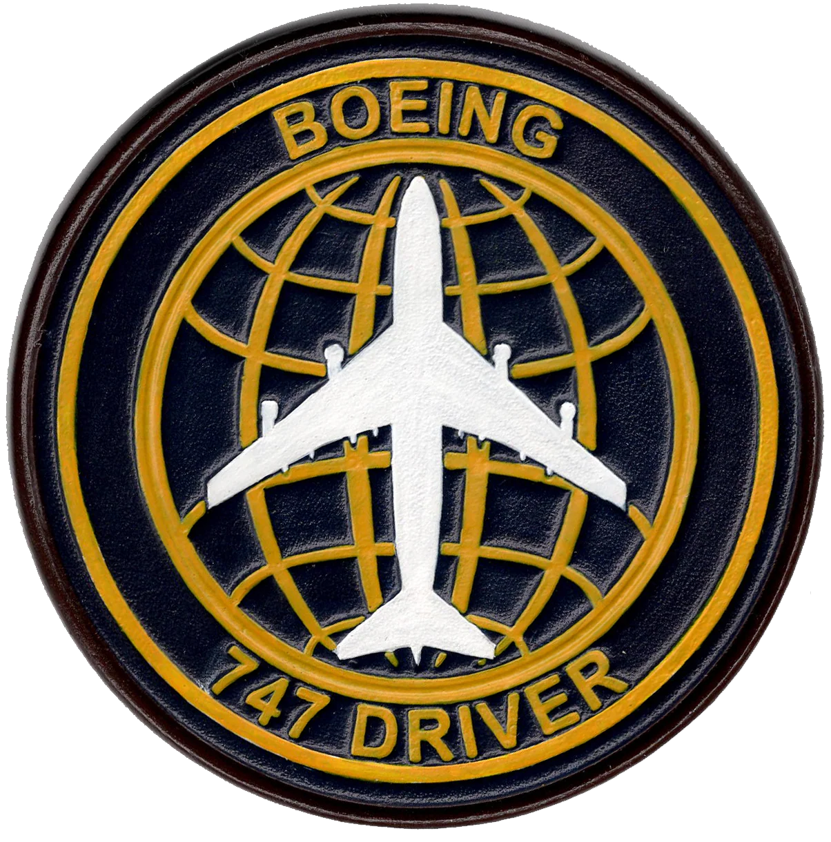 Boeing 747 Driver Leather Patch
