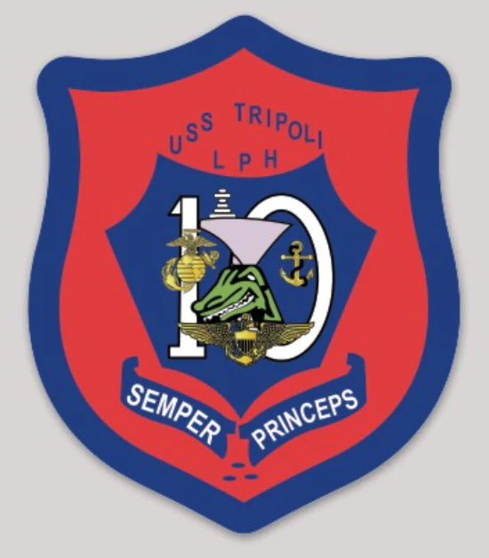 USS Tripoli LPH-10 Sticker