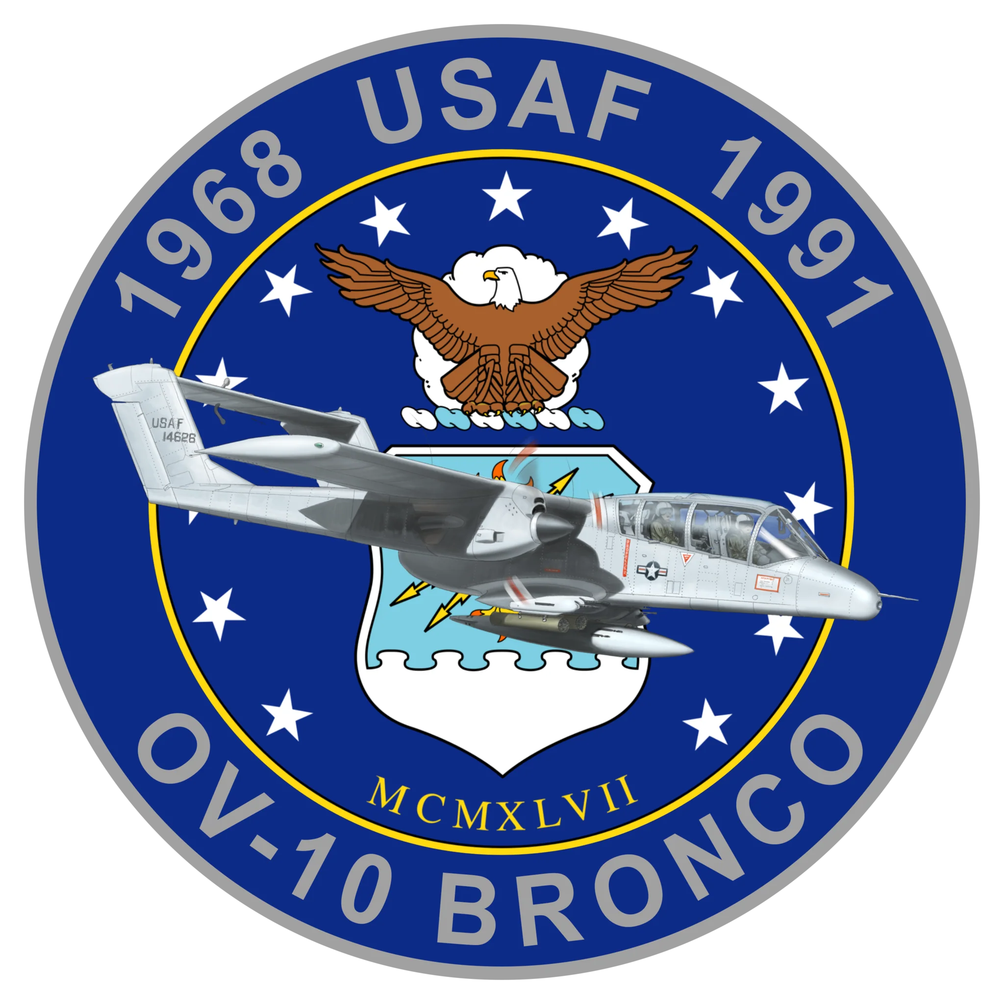USAF OV-10 Bronco Commemorative Sticker