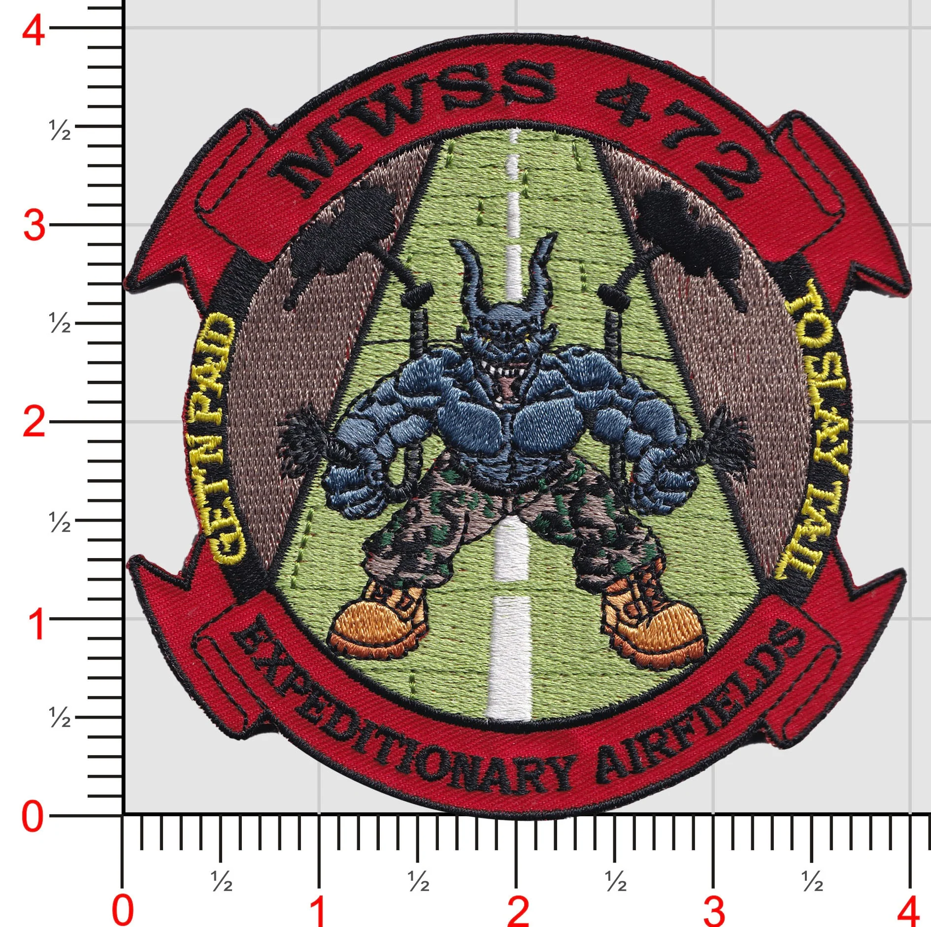 Official MWSS-472 Dragons Expeditionary Airfields Patch