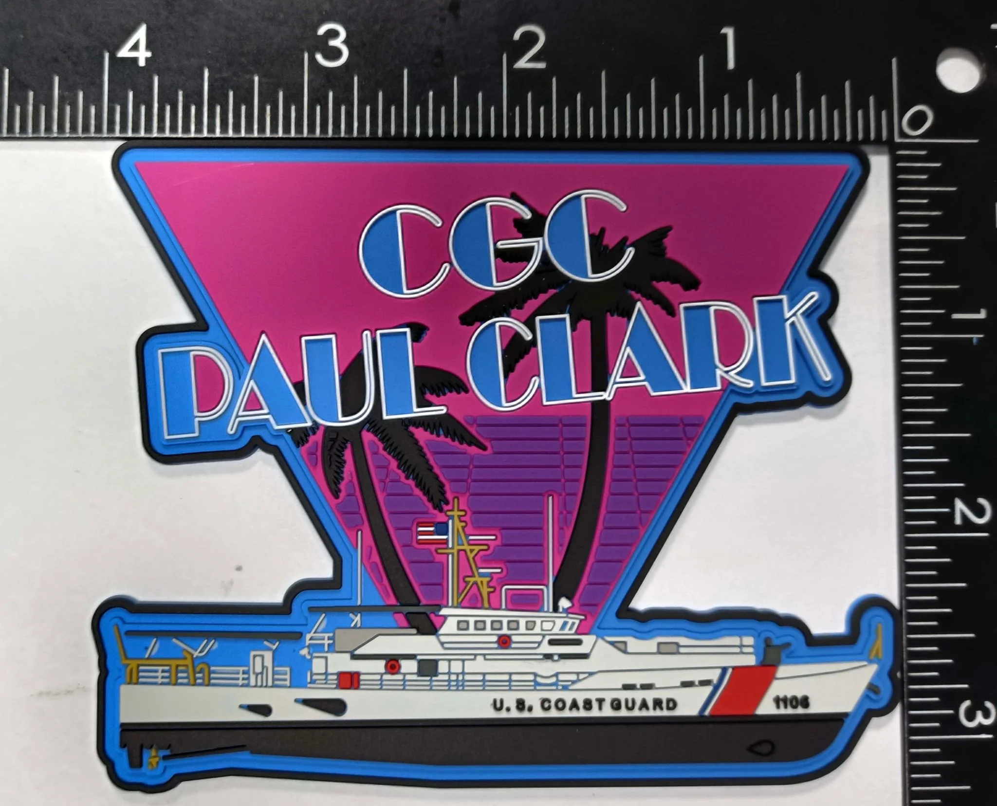Official Coast Guard Cutter Paul Clark PVC patch