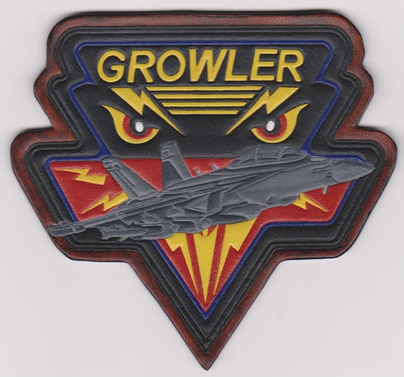 EA-18 Growler Leather Patch