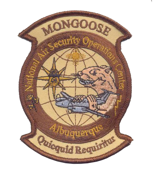 US Customs and Border Protection, Albuquerque Air Branch, NASOC Mongoose Patches