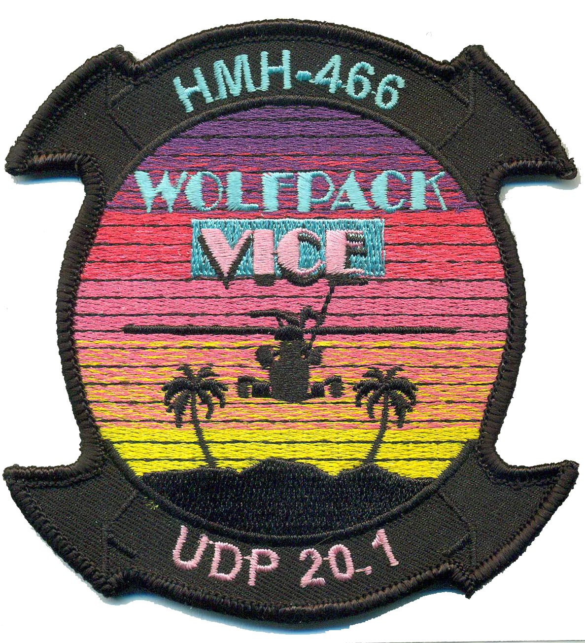 Official HMH-466 Wolfpack Vice Patch