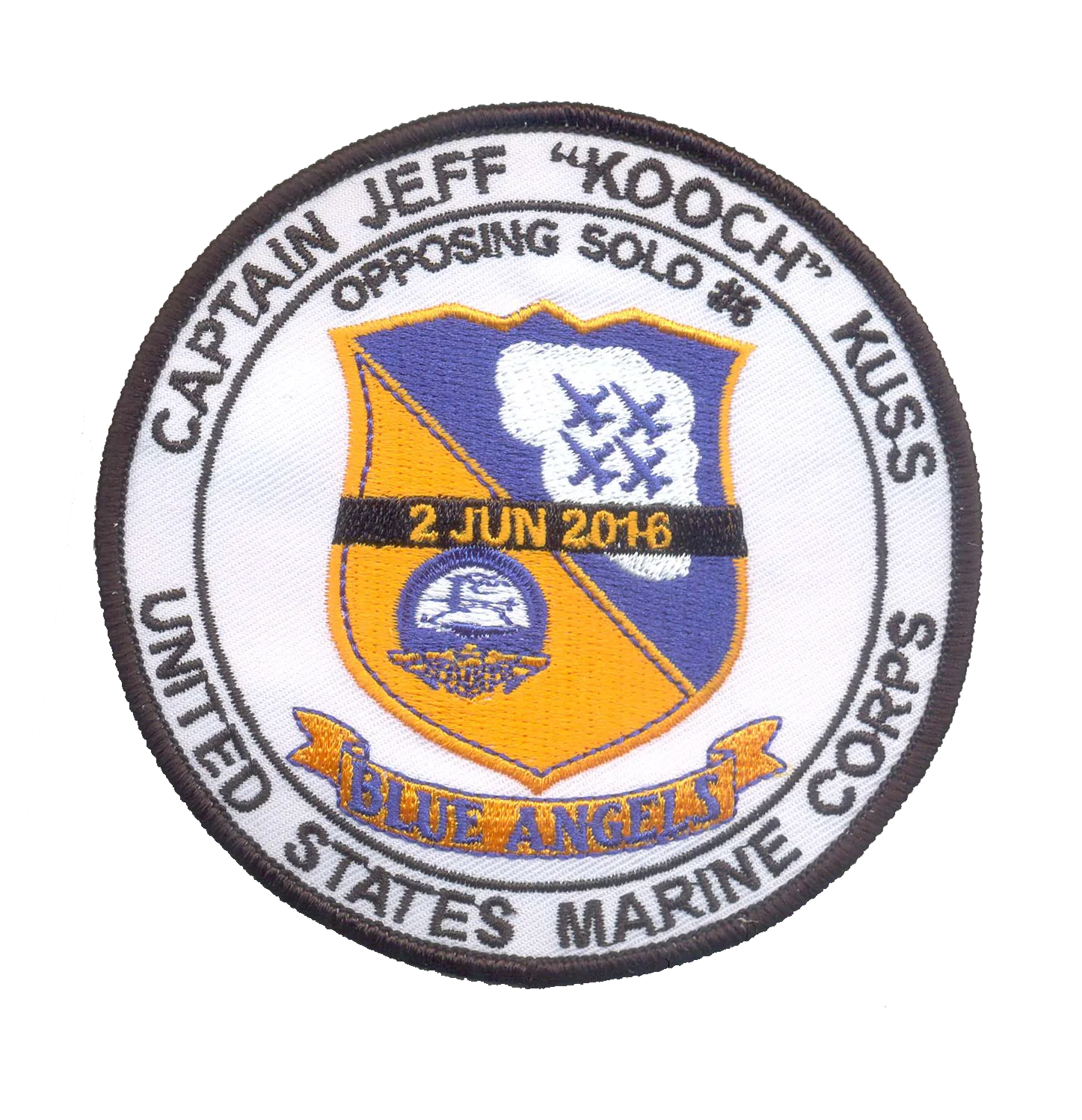 Blue Angels-Jeff Kuss Memorial Patch & Sticker