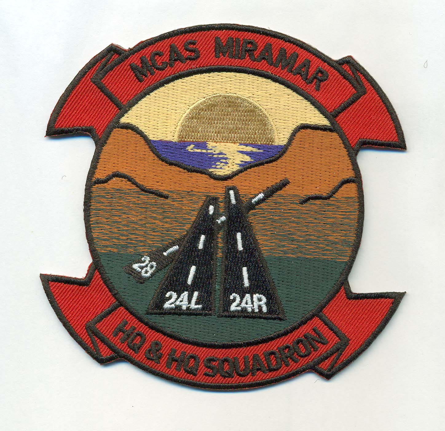 Officially Licensed USMC MCAS Miramar HQ & HQ Squadron Patch