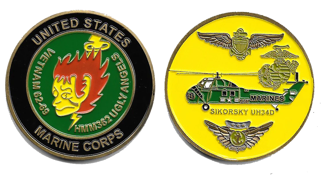 Officially Licensed HMM-362 Ugly Angels Coin