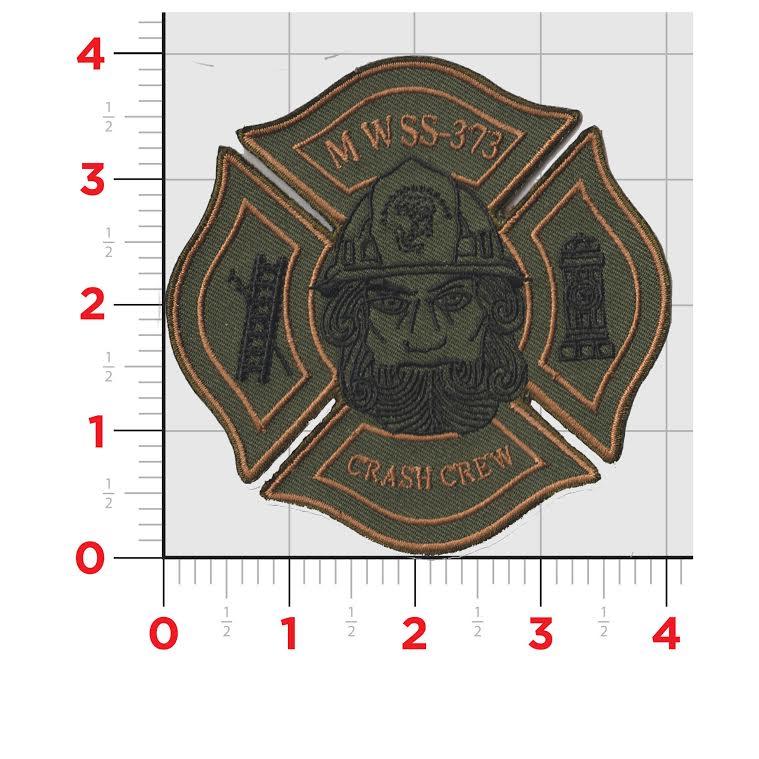 Official MWSS-373 Smoke Eaters Patches