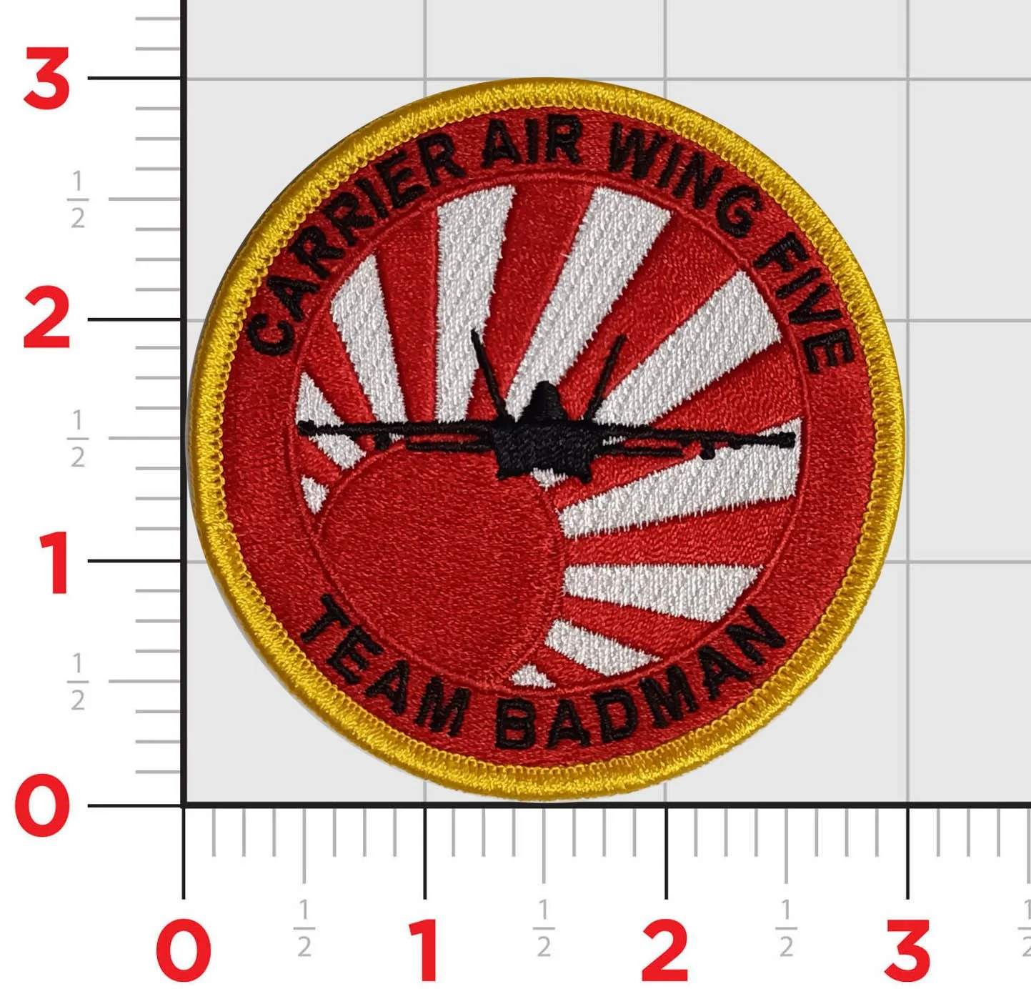 Carrier Air Wing Five Team BadMan Shoulder Patches