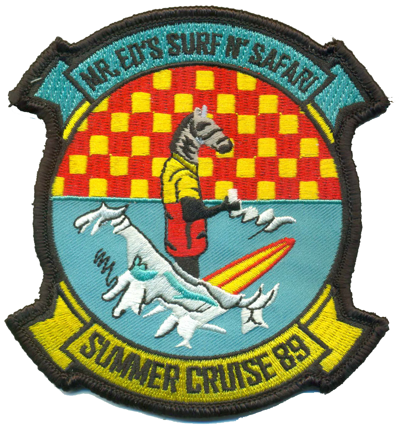 Official HMM-264 Mr Ed Surfin' Safari '89 Cruise Patch