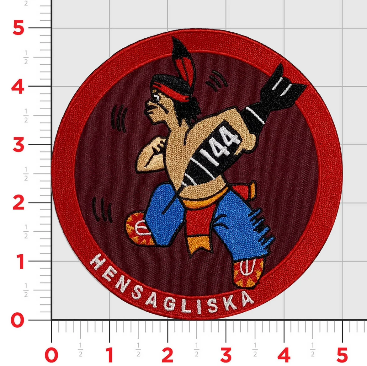 Officially Licensed USMC VMTB-144 Hensagliska WWII Throwback Patch