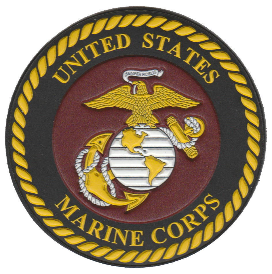 Officially Licensed USMC EGA PVC Patch