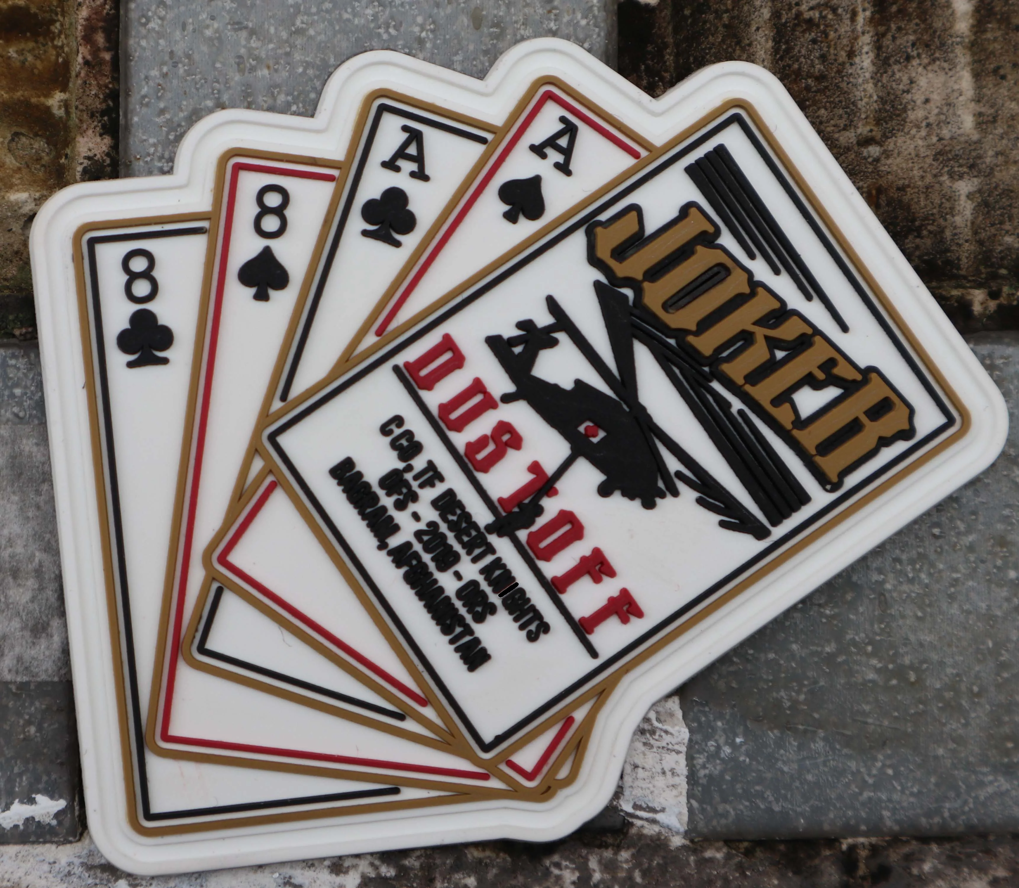 C Co 2-501 Desert Knights Dustoff PVC Patch