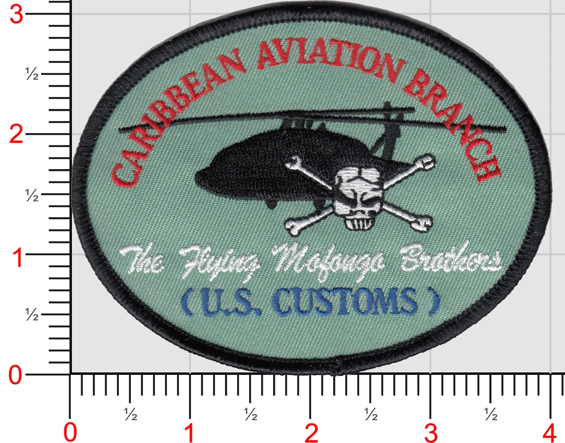 Legacy US Customs Puerto Rico-Flying Mofongo Brothers Patch