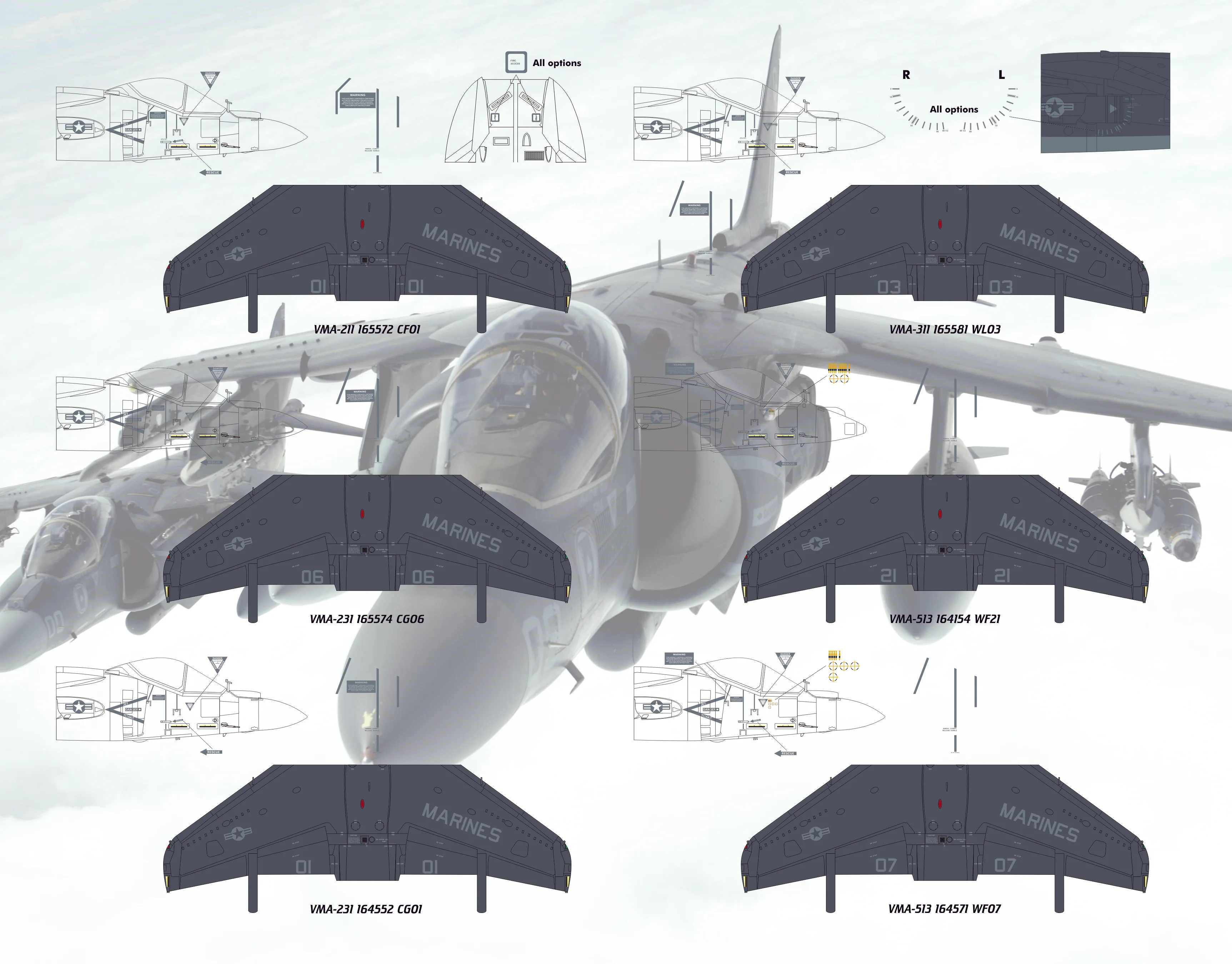 AV-8B NA / II Plus Hell Raising Harriers