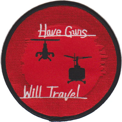 Official HMLA-167 Have Guns Will Travel Shoulder Patches