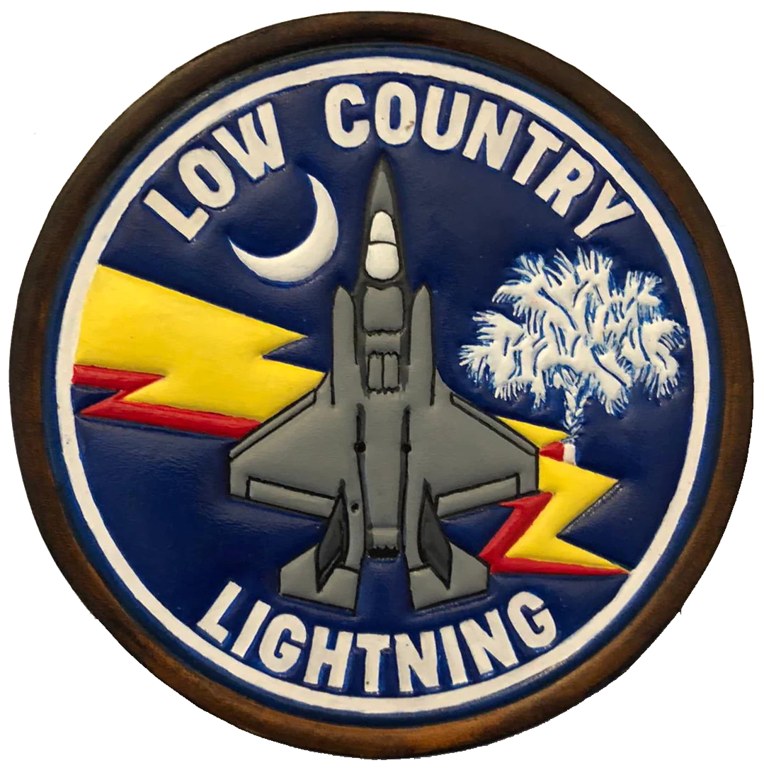 Official VMFAT-501 Warlords Leather Shoulder Patch