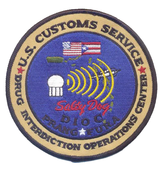 Legacy US Customs, Salty Dog, CAMOC Puerto Rico Patch