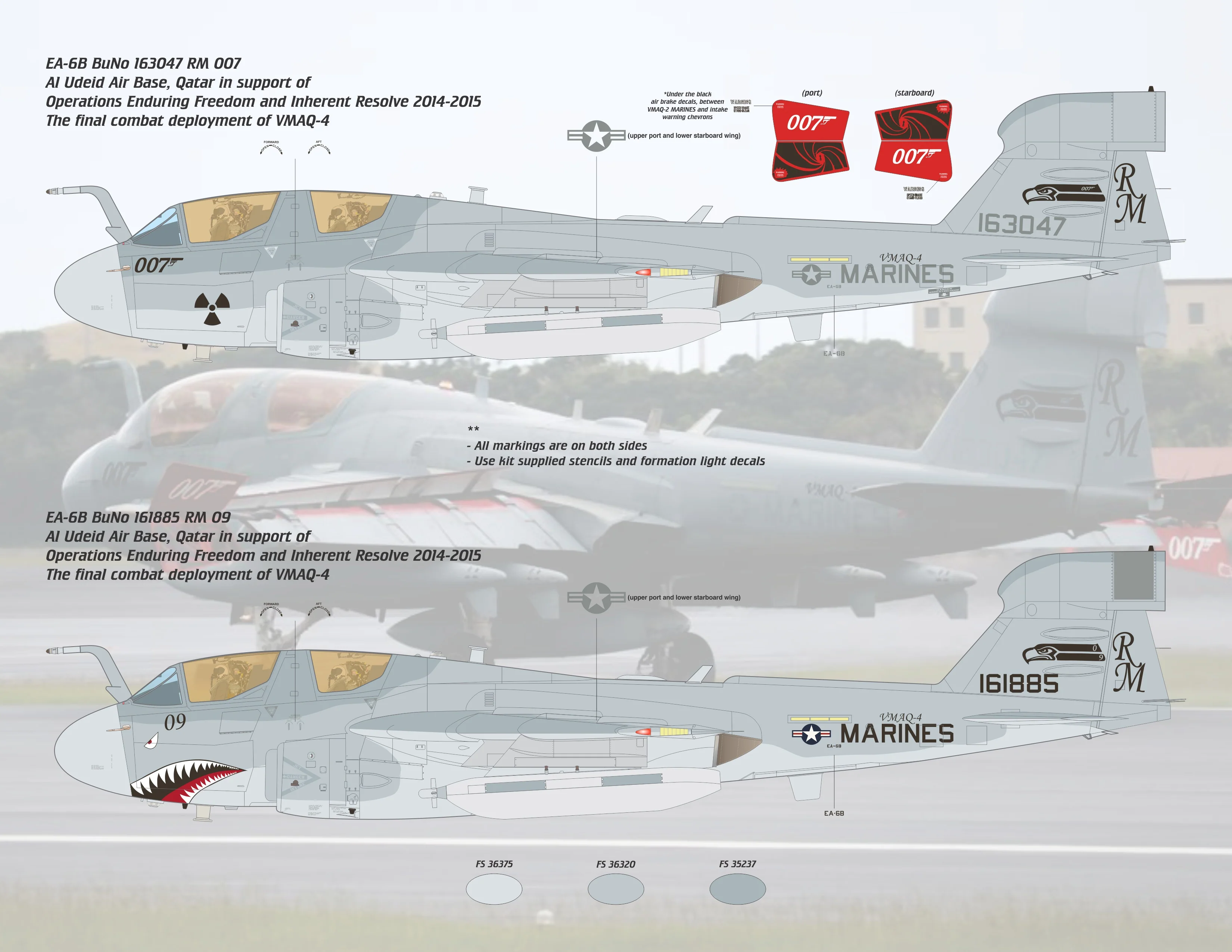 1/48 Scale EA-6B Prowlers Last Party