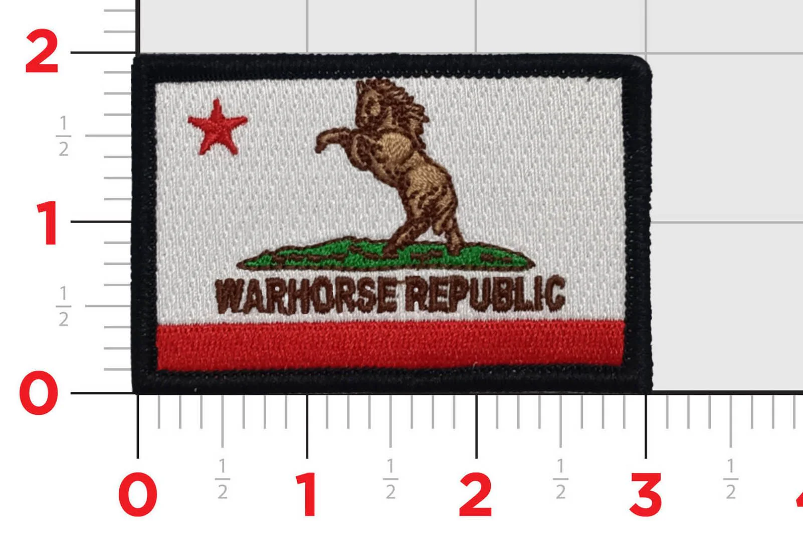 Official HMH-465 Warhorse Republic Flag Patch