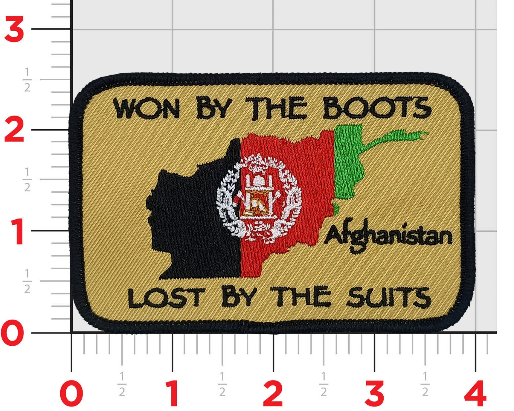 Won By The Boots Lost By The Suits Patches