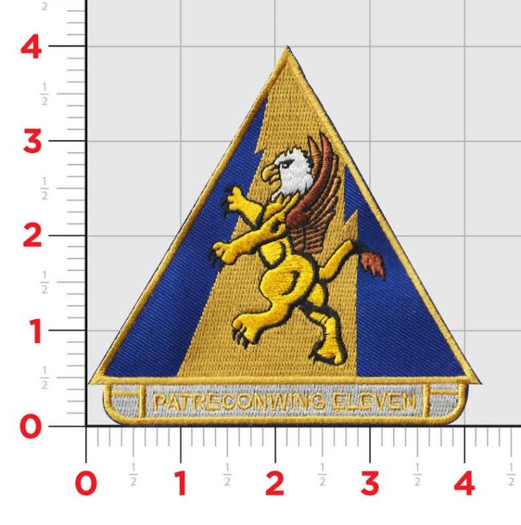 Officially Licensed US Navy PATRECON WING 11 Patch