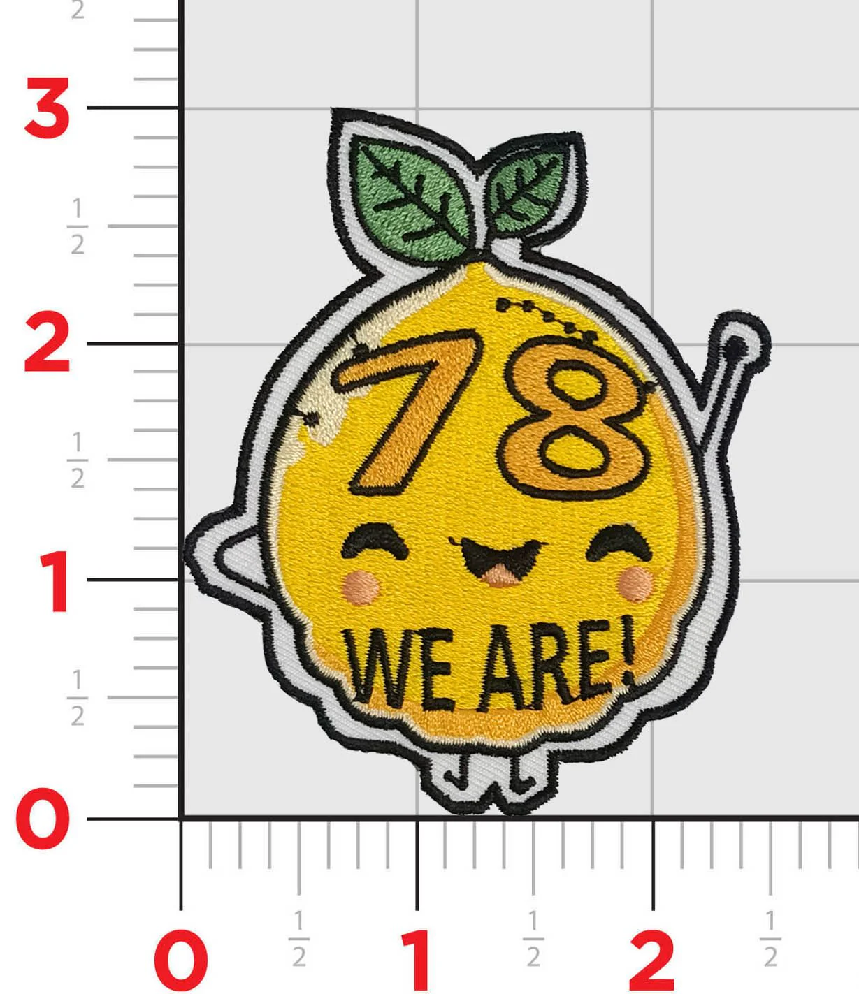 Official CVN-78 USS Gerald Ford Lemon Patch